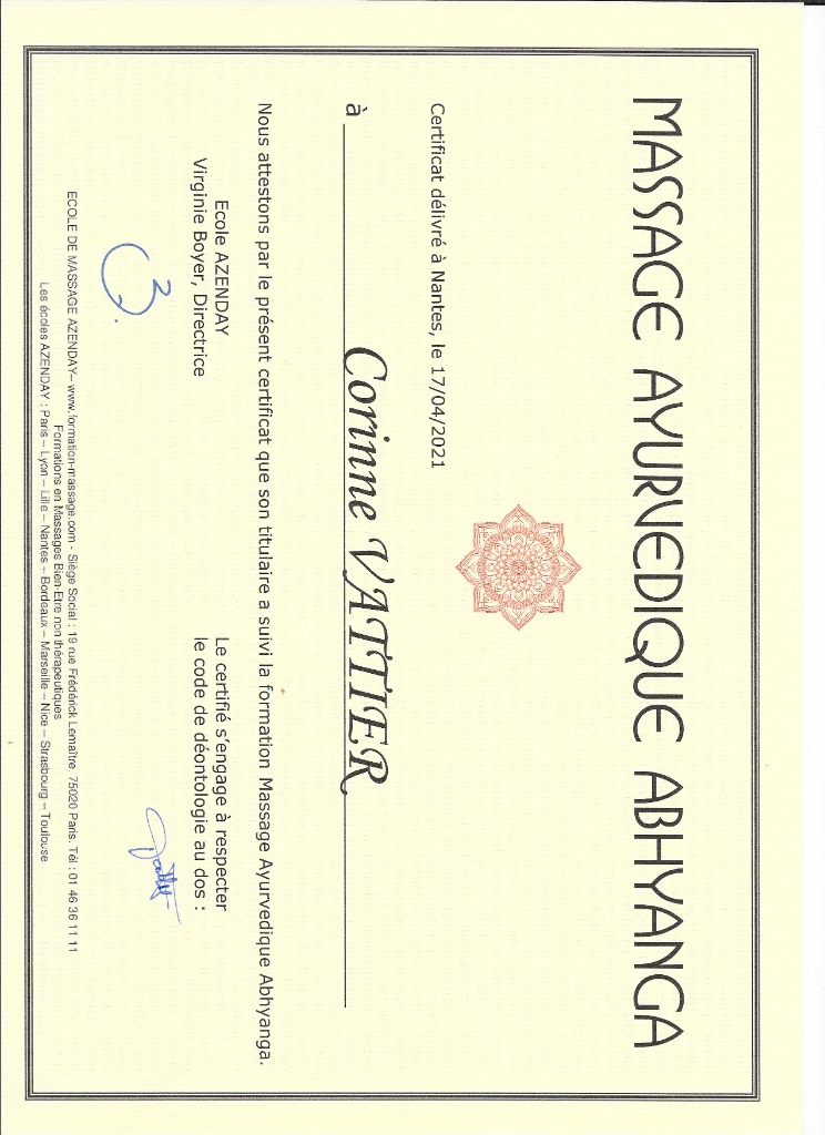 photo diplome Corinne VATTIER