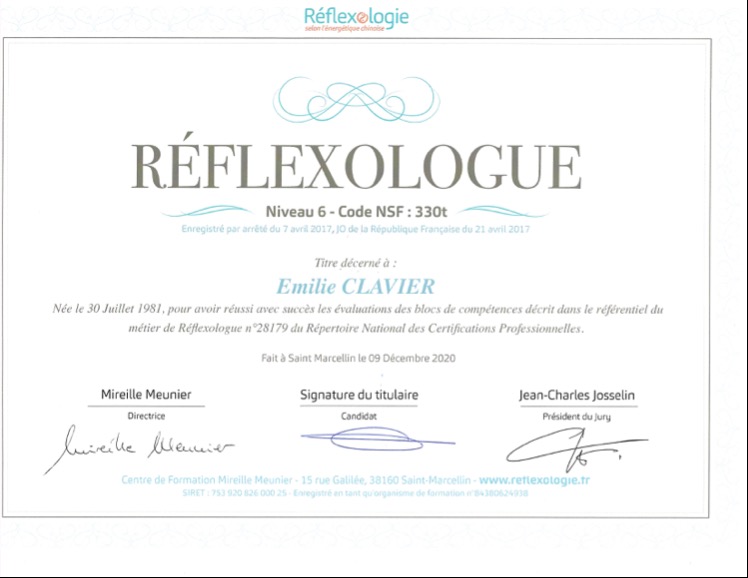 photo diplome Clavier Emilie