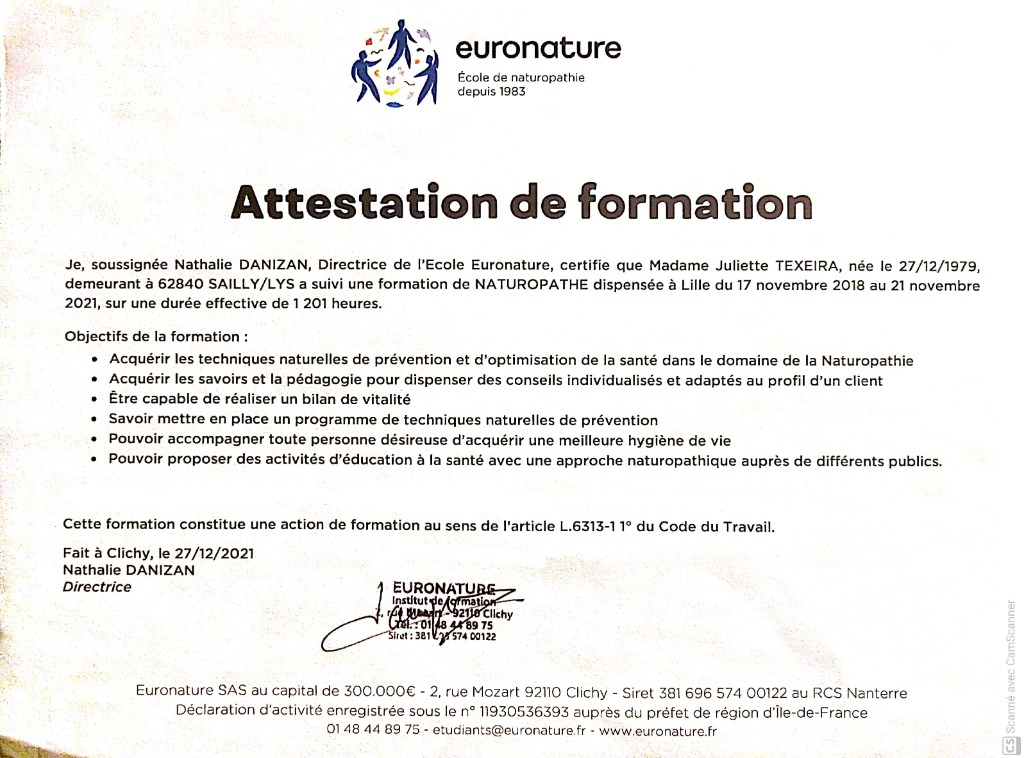 photo diplome Juliette TEIXEIRA