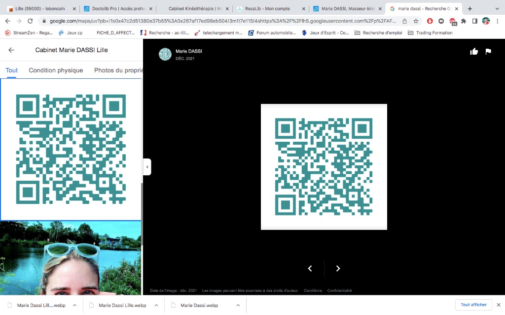 photo activite Marie DASSI