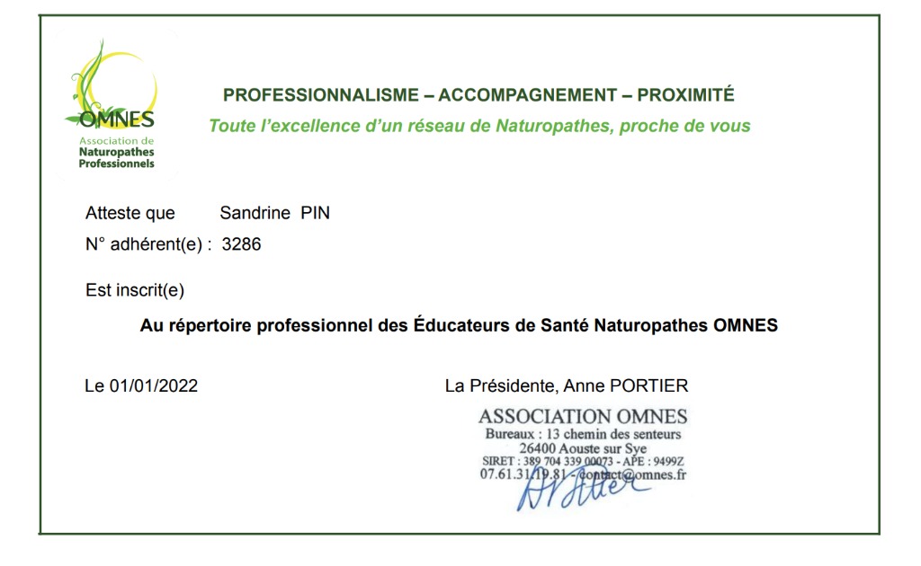 photo activite Sandrine PIN