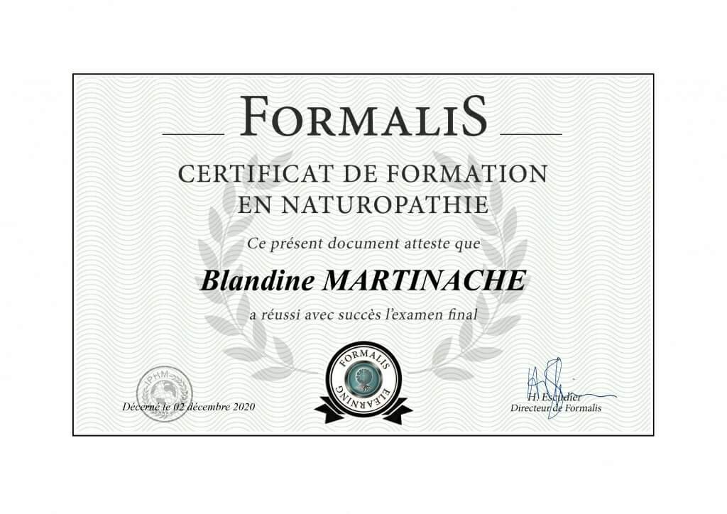 photo diplome Blandine Martinache