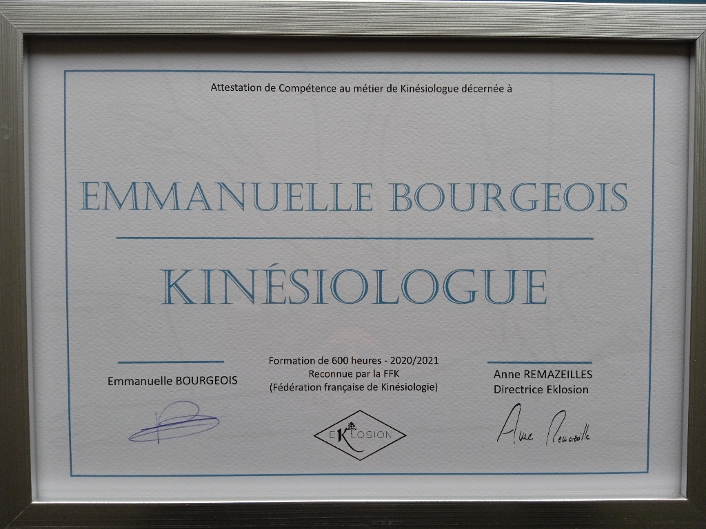 photo diplome Emmanuelle BOURGEOIS 