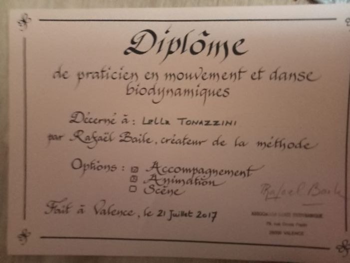 photo diplome Lella Tonazzini