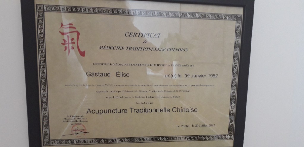 photo diplome Elise Gastaud