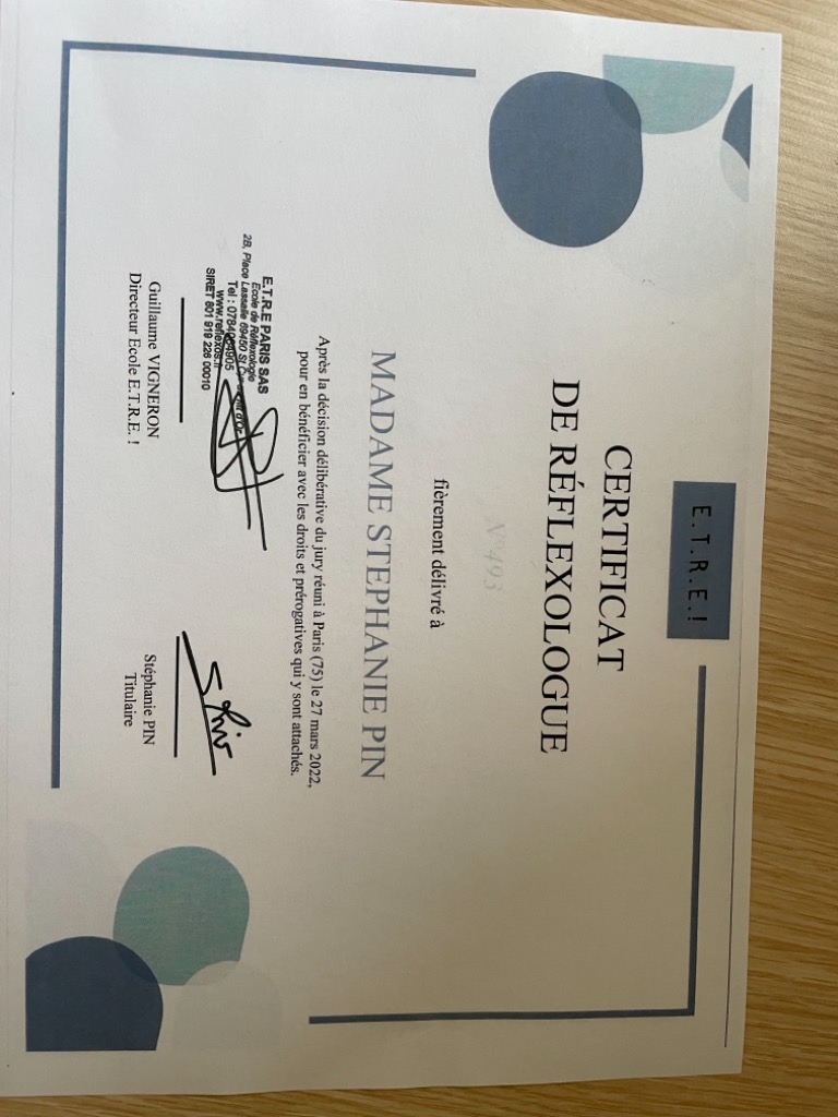 photo diplome Stéphanie Pin