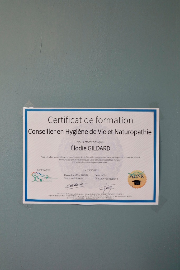 photo diplome Elodie Gildard 