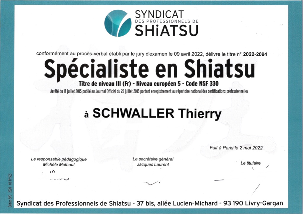 photo diplome Thierry Schwaller