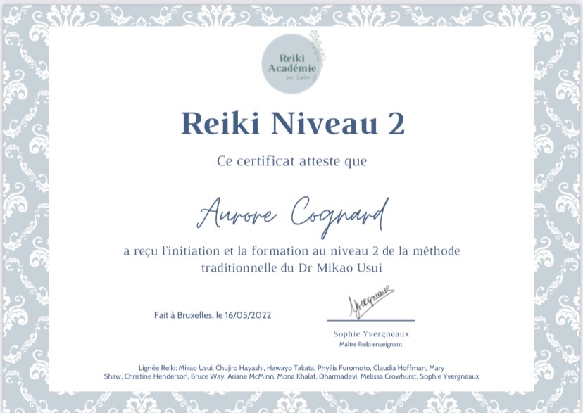 photo diplome Aurore Cognard 