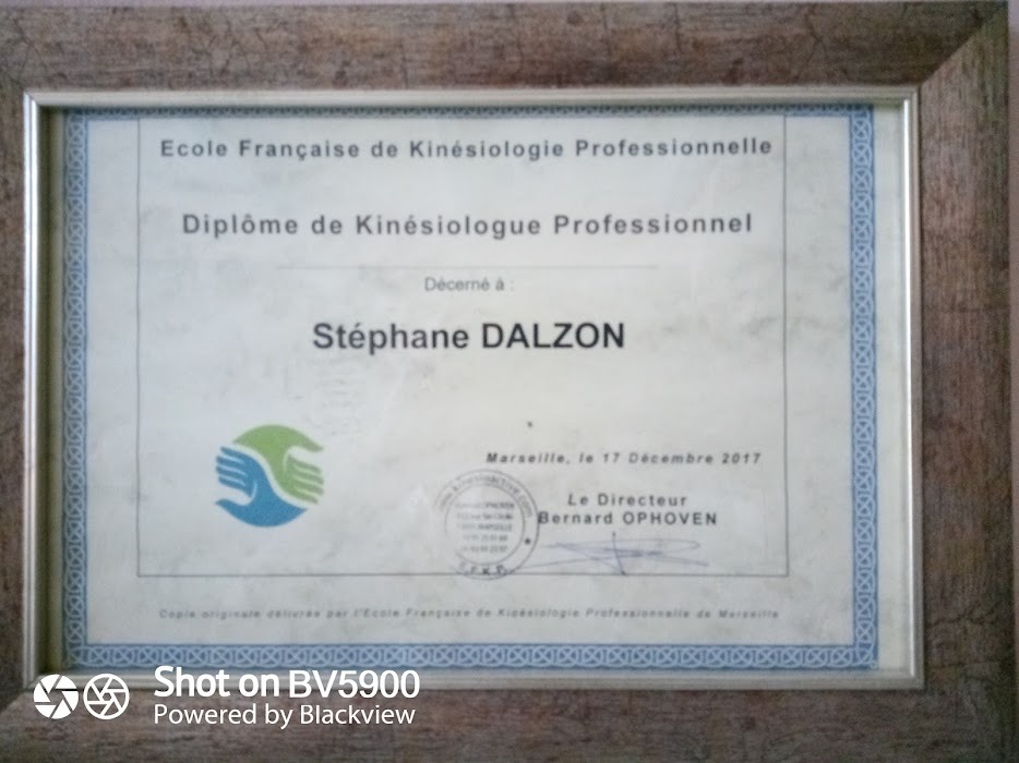 photo diplome DALZON Stéphane