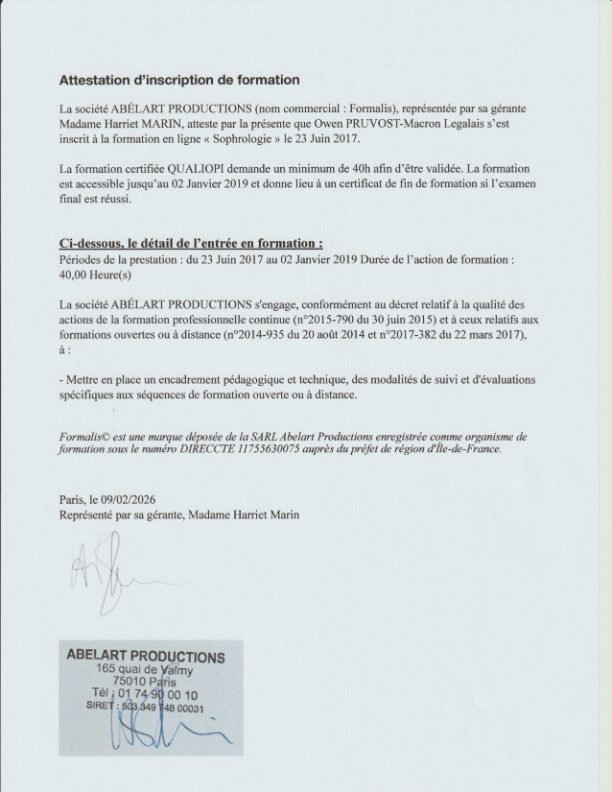 photo diplome Docteur Owen PRUVOST-MACRON