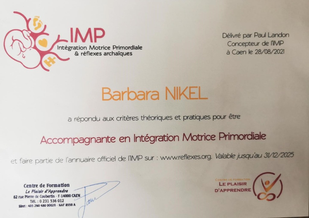 photo diplome Barbara Nikel