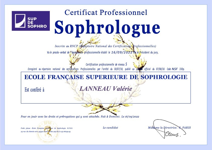 photo activite Valérie LANNEAU