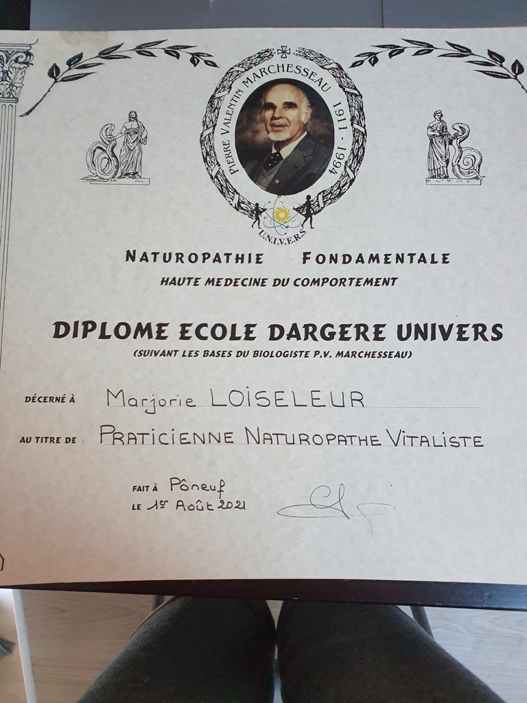 photo diplome Marjorie Loiseleur