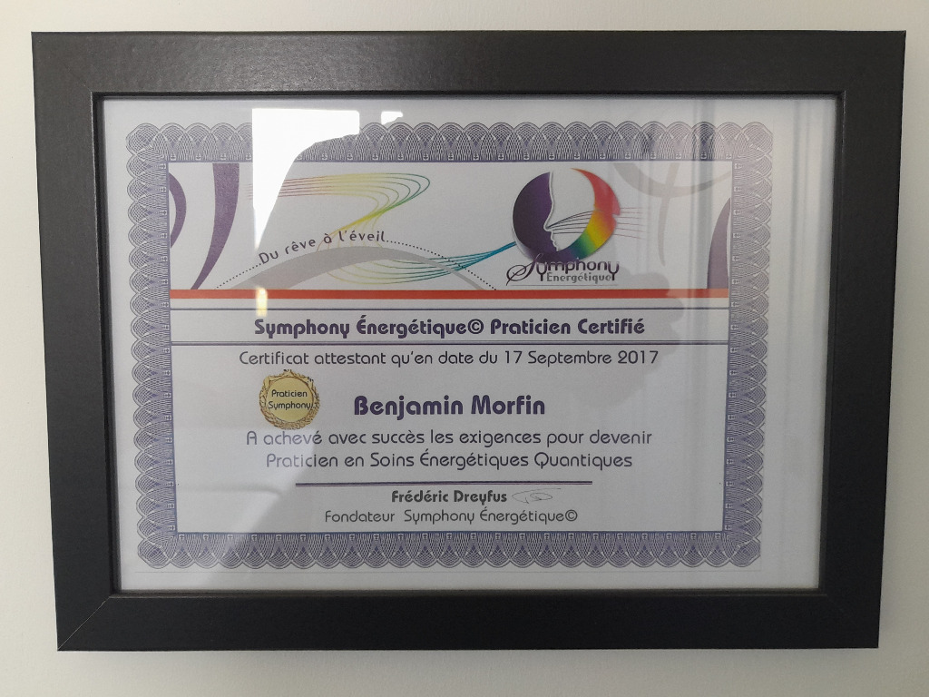 photo diplome Benjamin MORFIN