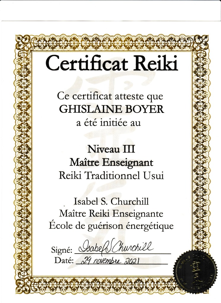 photo diplome ReikiLibre01