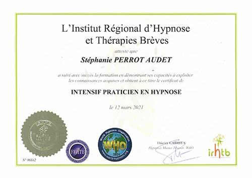 photo diplome Stéphanie Perrot-Audet