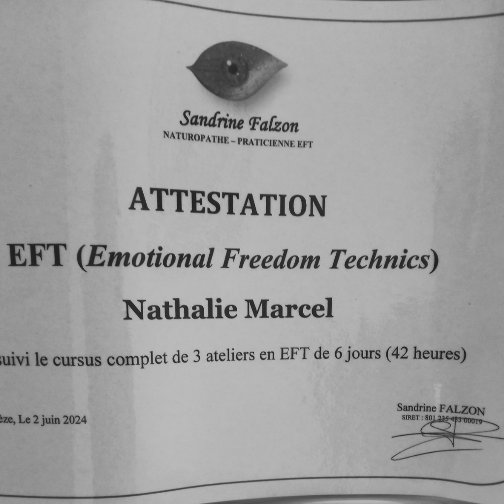 photo diplome Marcel Nathalie Naturo’Nat