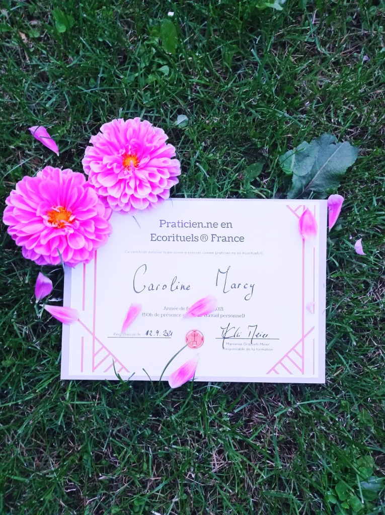 photo diplome Naturaleza Écothérapie