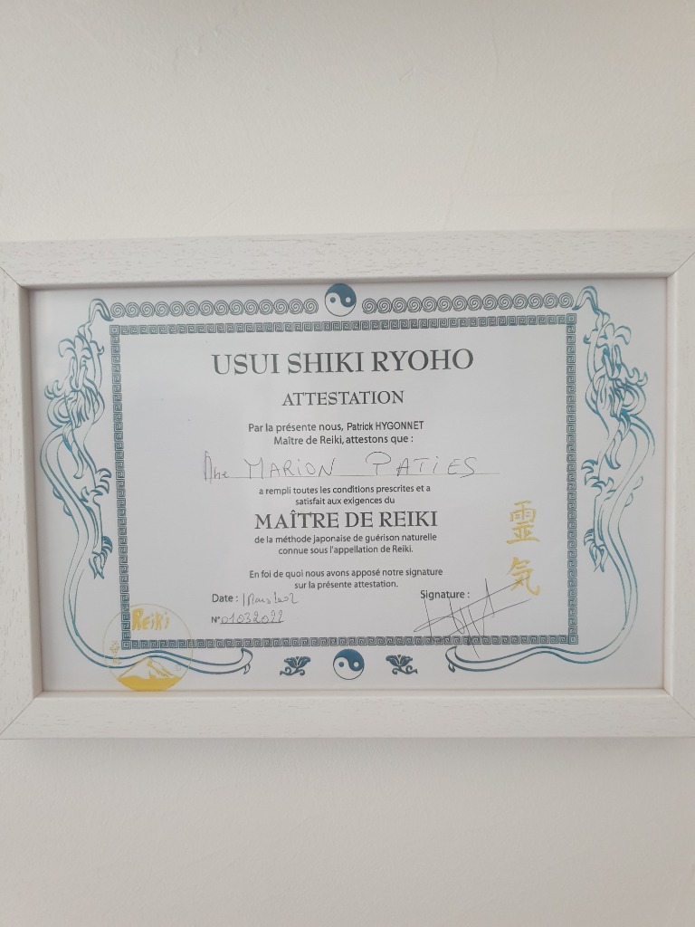 photo diplome Marion Paties