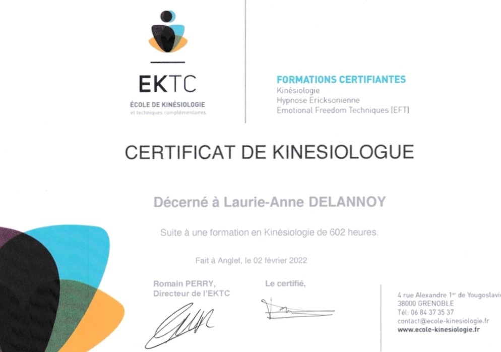 photo diplome Laurie-Anne Delannoy