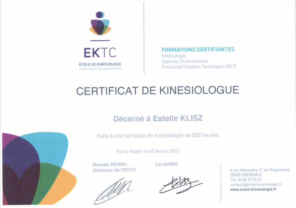 photo diplome Estelle Klisz
