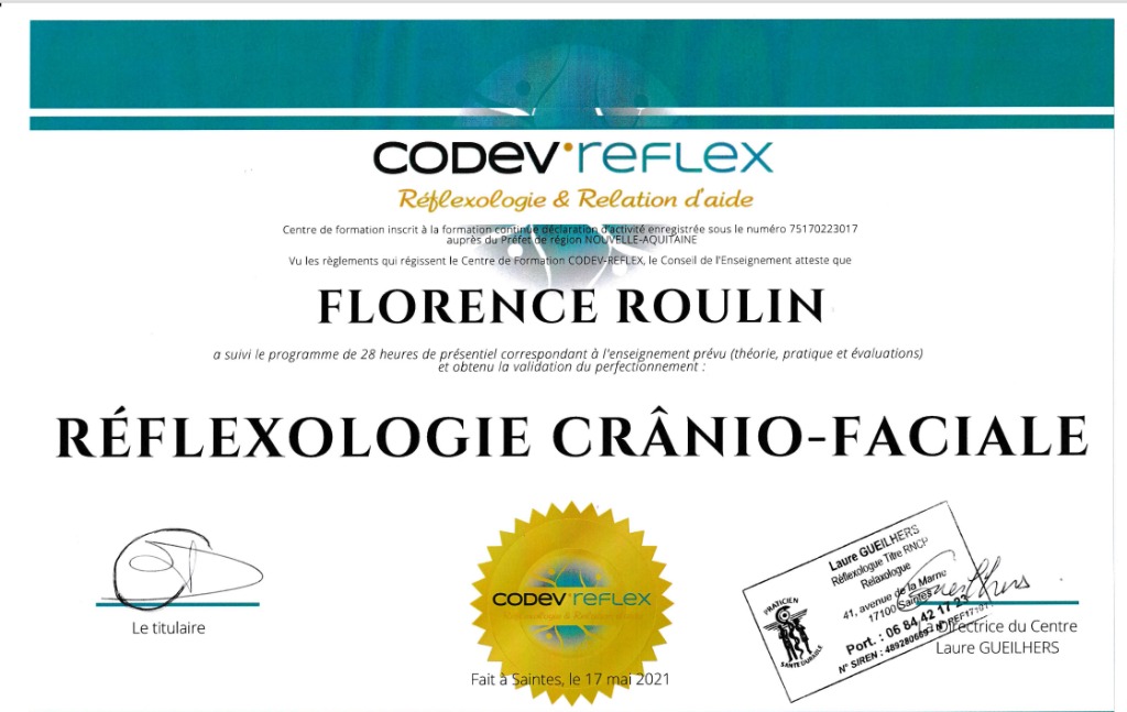 photo diplome Florence ROULIN