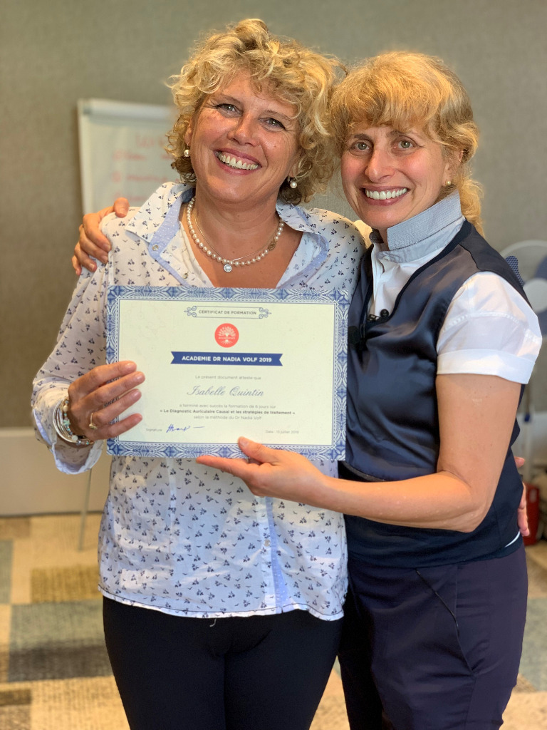 photo diplome Isabelle QUINTIN