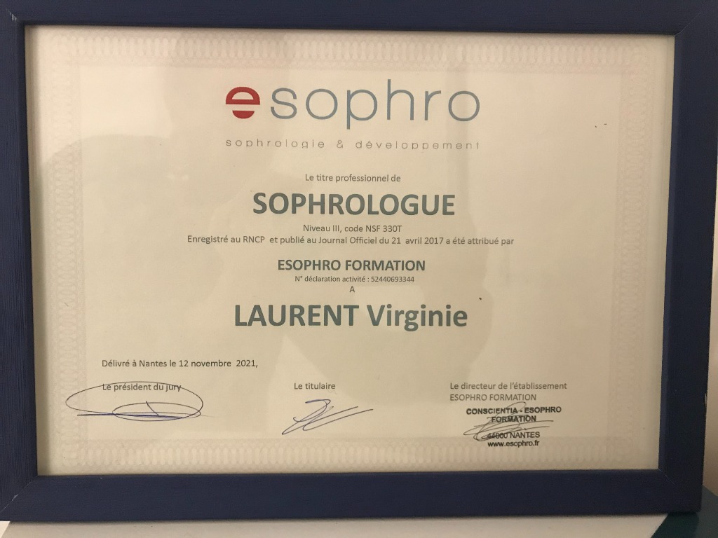 photo diplome Virginie Laurent