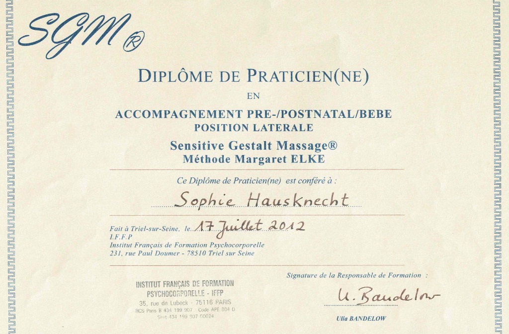 photo diplome Begeault Sophie