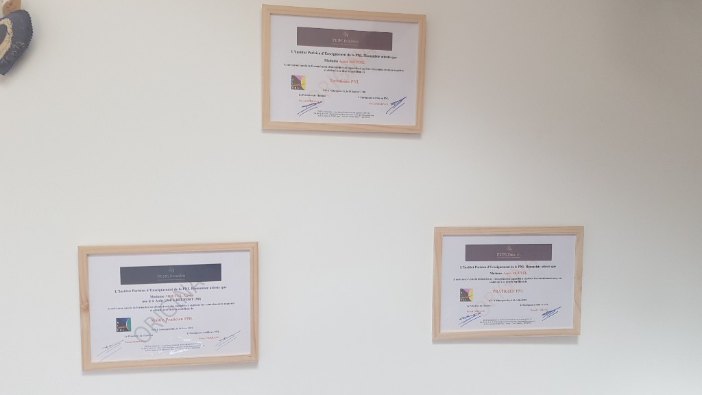 photo diplome Agnès Moutel Jouvenot 