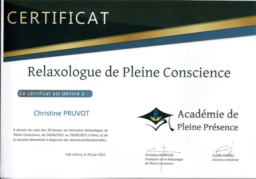 photo seance Christine PRUVOT