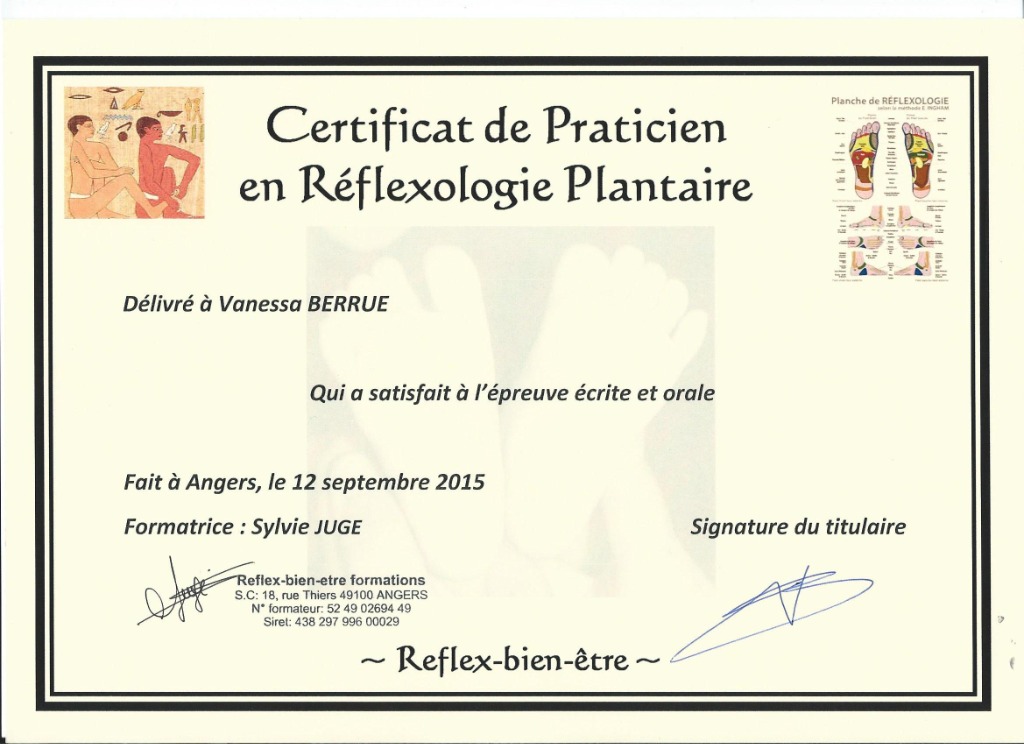 photo diplome Ness harmonie