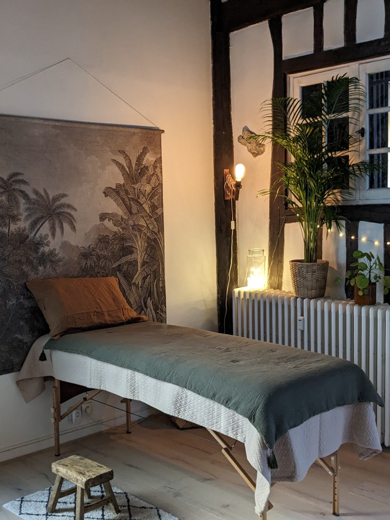 photo seance Sandrine Leterrier Kinésiologue