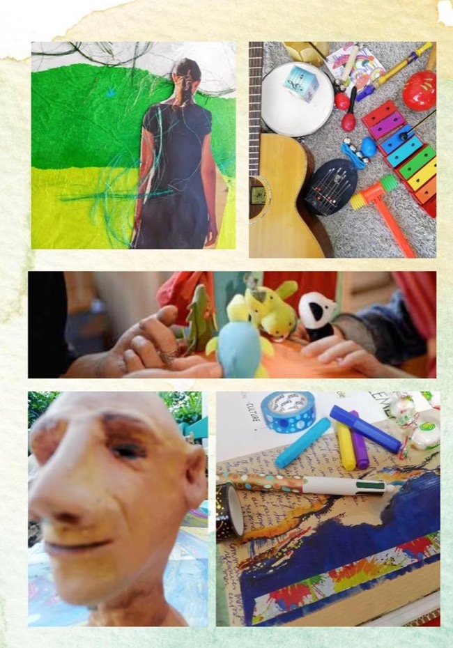 photo activite Christel REYMOND L’Encrier-Art-thérapie