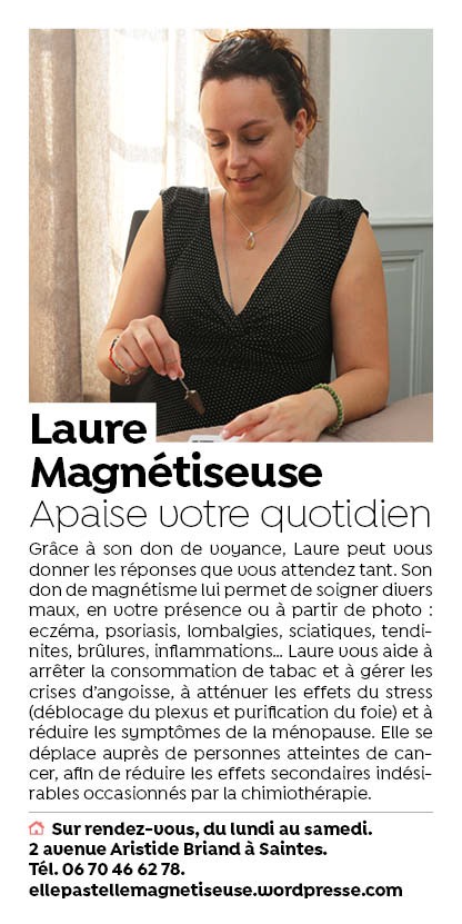 photo seance Laure Chardonneau Magnétiseur