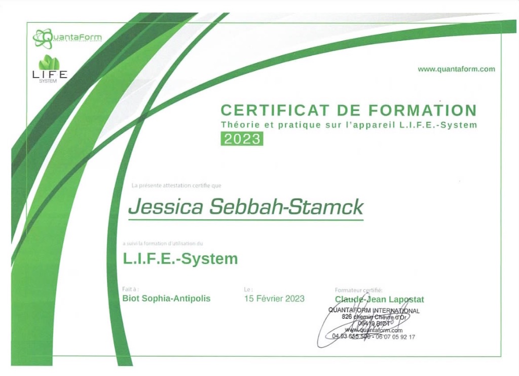 photo diplome Jessica STAMCK