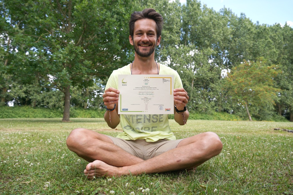 photo diplome Sylvain Monneret