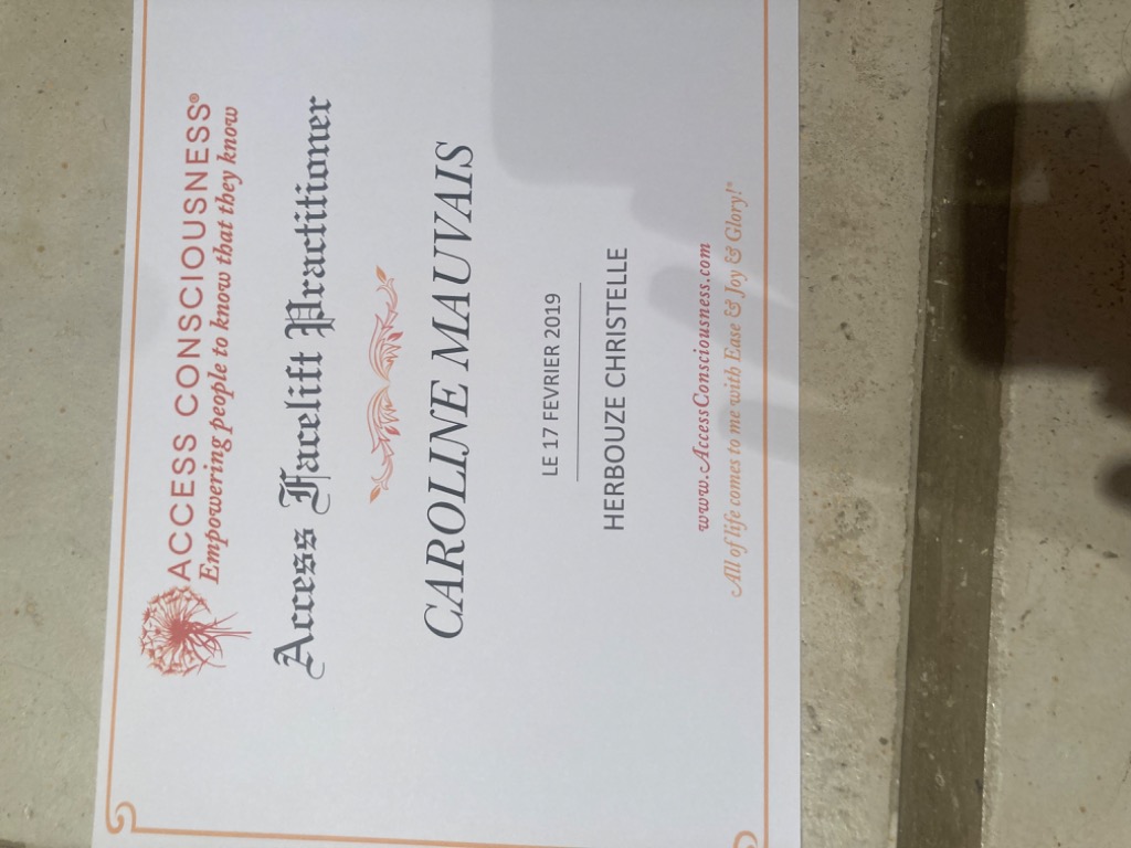 photo diplome Graine de conscience 