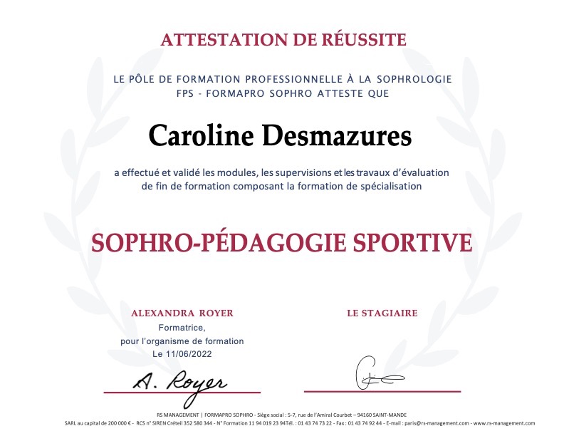 photo seance Desmazures Caroline