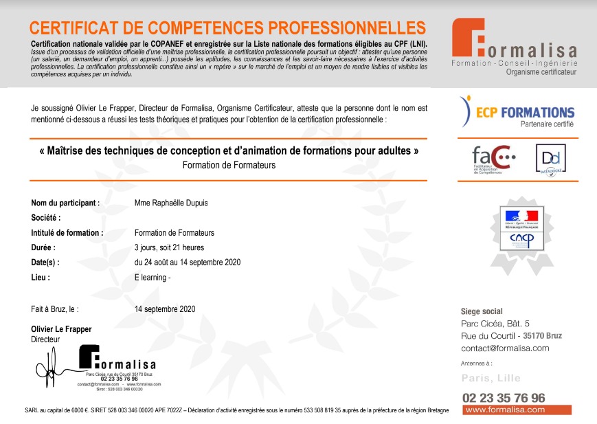 photo activite COACH NR