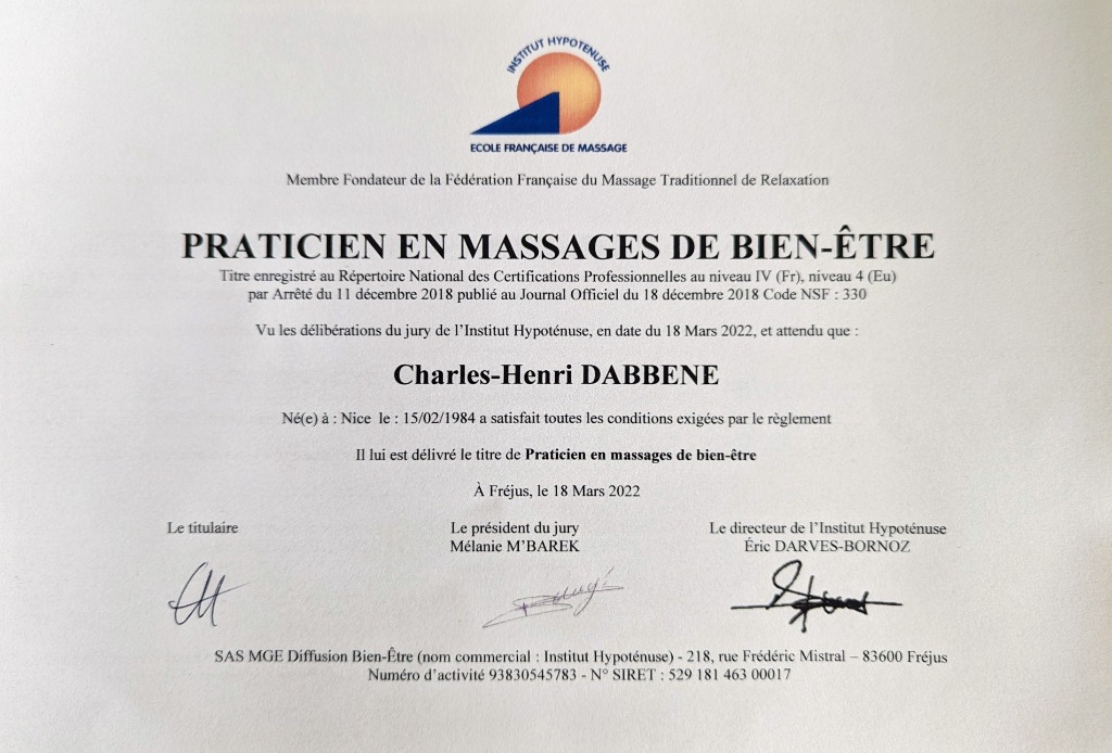 photo diplome Charles-H Dabbene