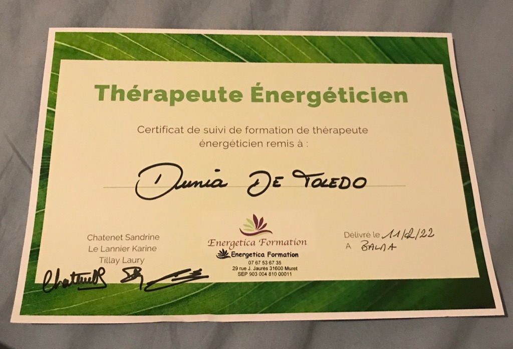 photo diplome Dunia De Toledo