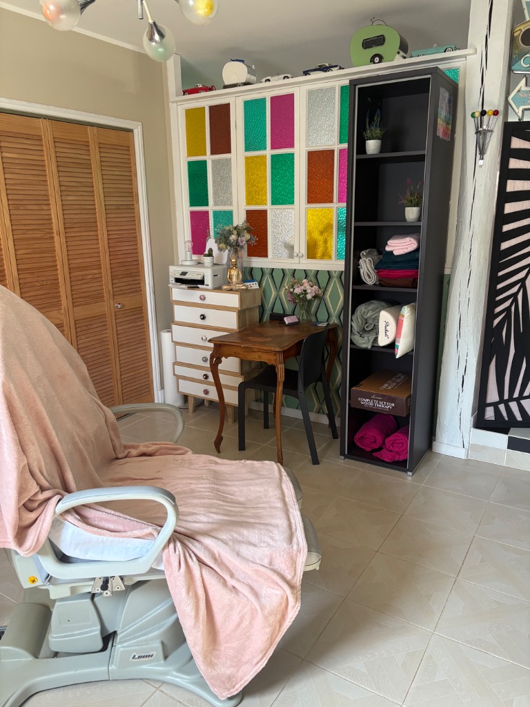 photo seance Natasha hearn réflexologie 