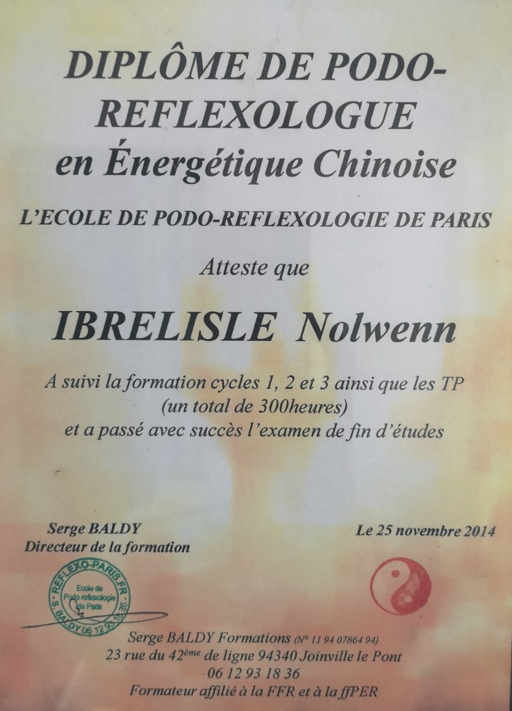 photo diplome Nolwenn Ibrelisle
