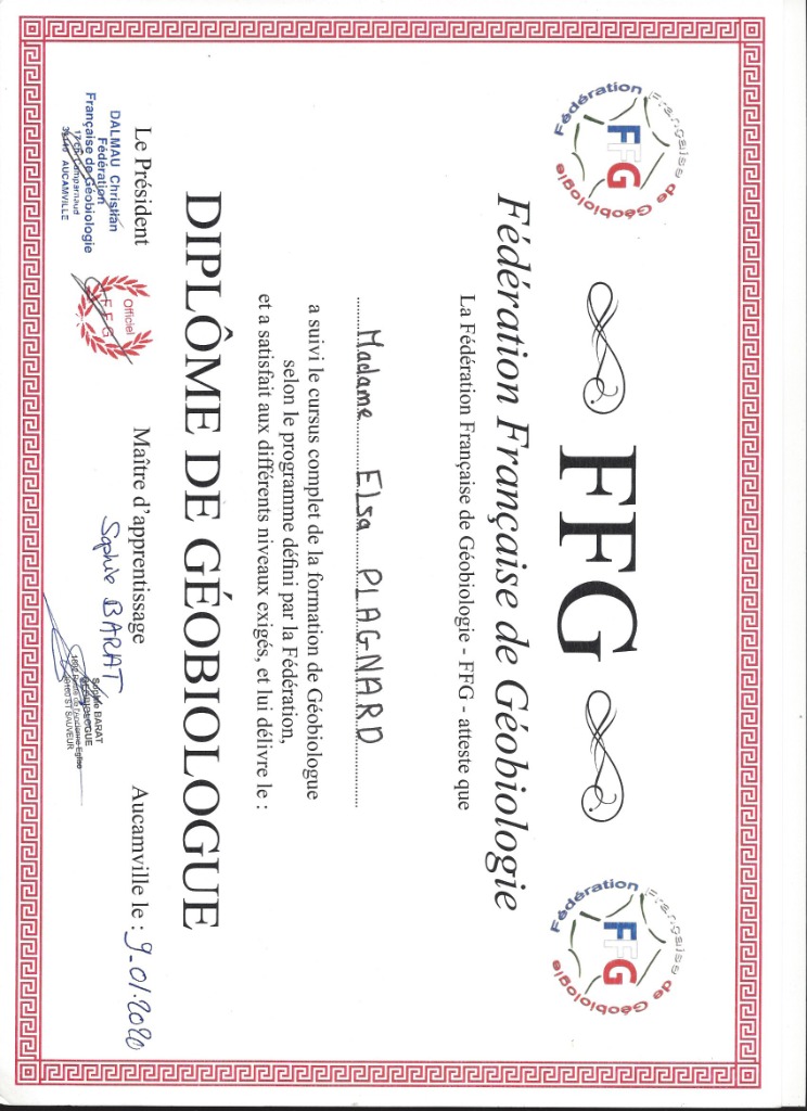 photo diplome Vivre l’équilibre