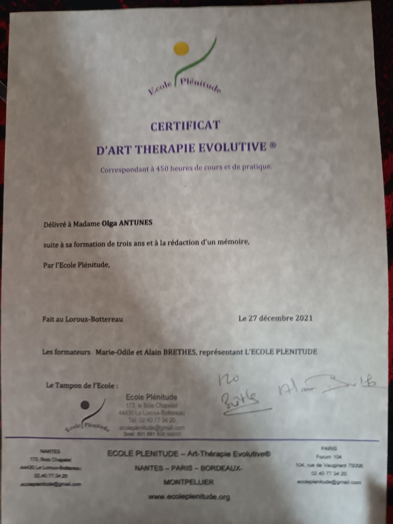 photo diplome Olga Antunes