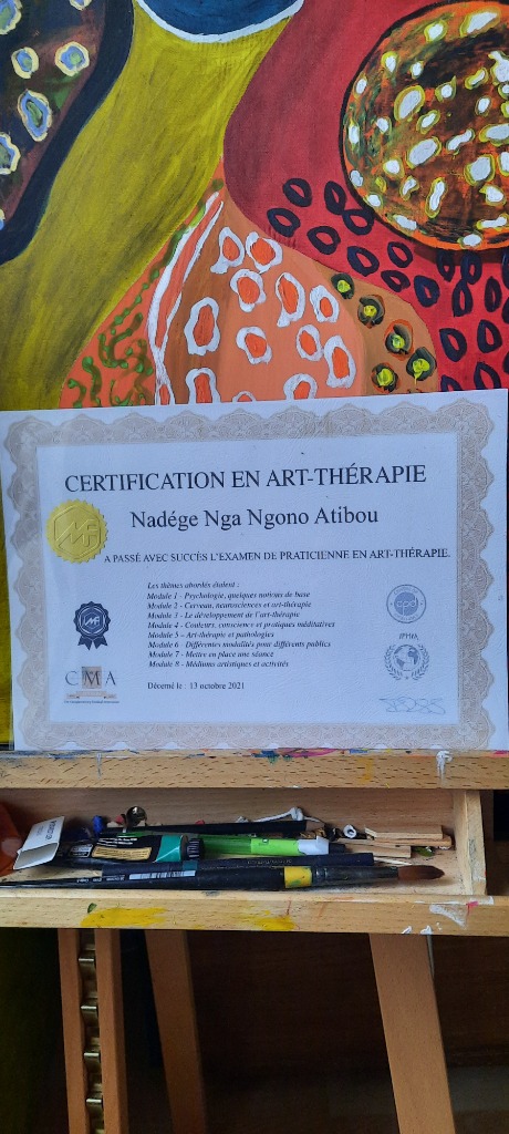 photo diplome Nadege nga ngono atibou