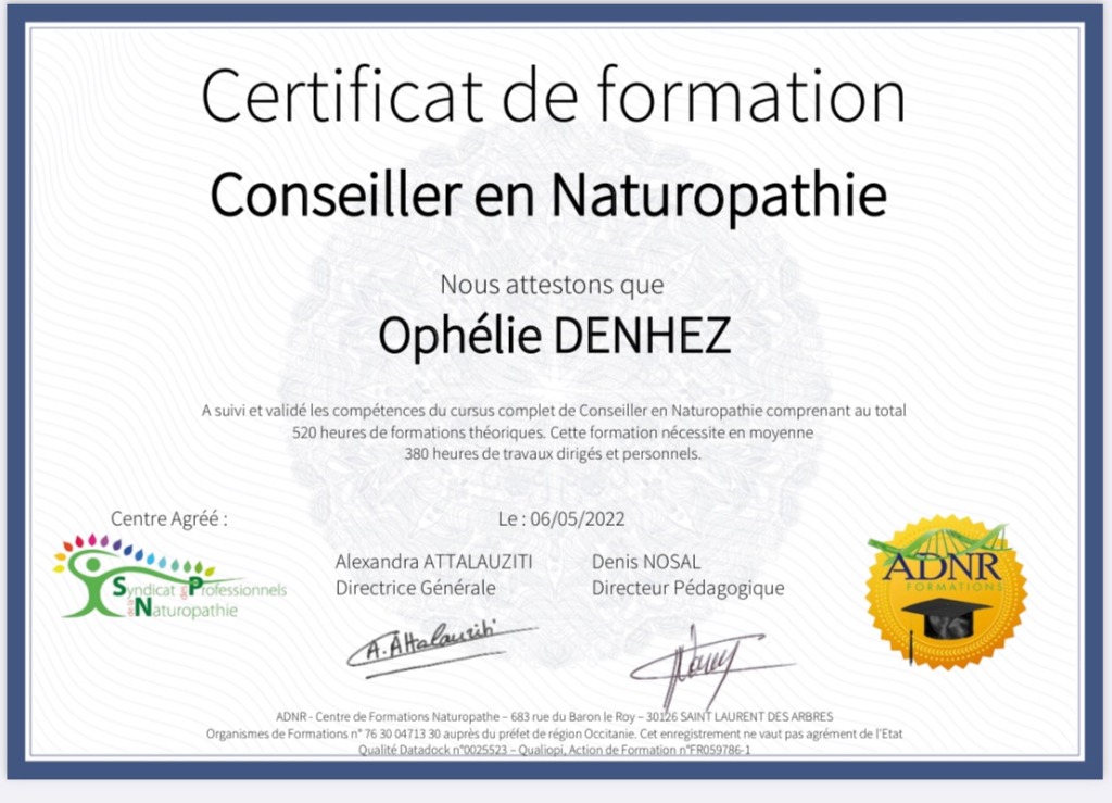 photo activite Ophelie Denhez Naturopathie