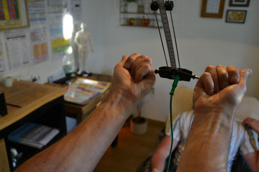 photo seance Nicolas Brossard Bioénergéticien ACMOS - Allergies